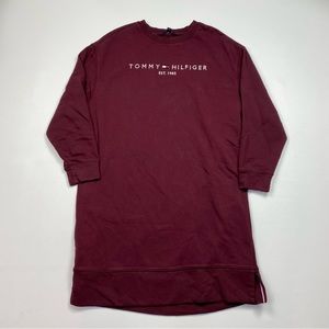 Women’s Tommy Hilfiger Long Sleeve Sweatshirt Dress Size Large